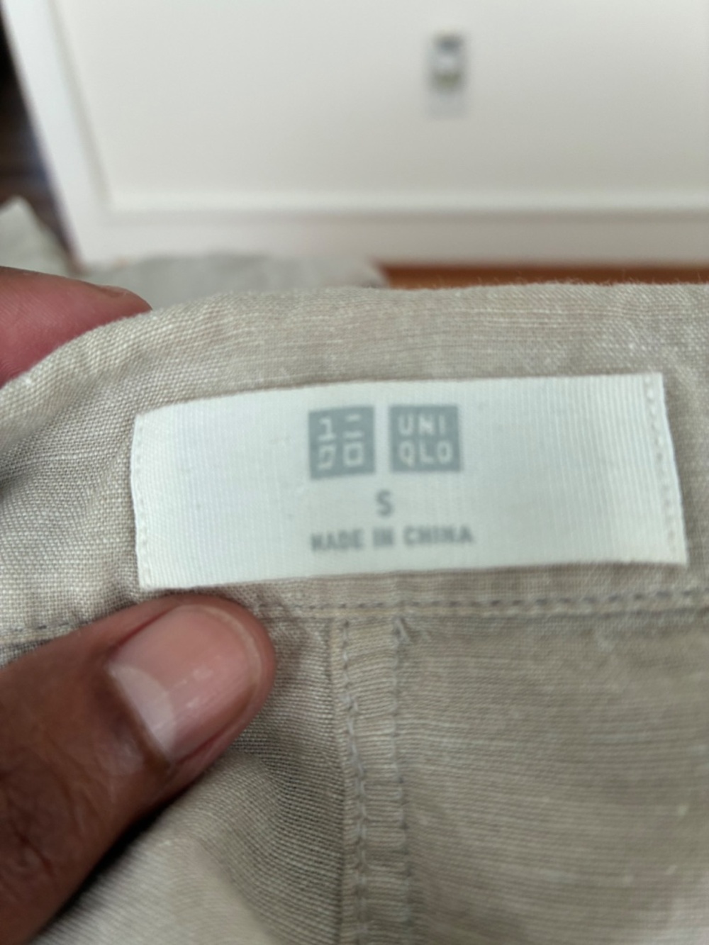 Uniqlo Cotton Linen blend Oversized Shirt Dress - Picture 7 of 9